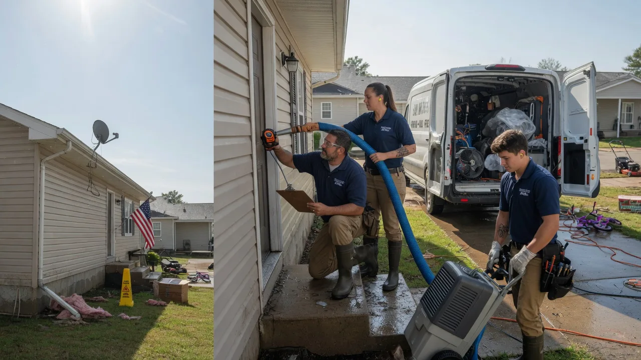 Ceiling Water Damage Restoration in Vanderbilt, PA near me